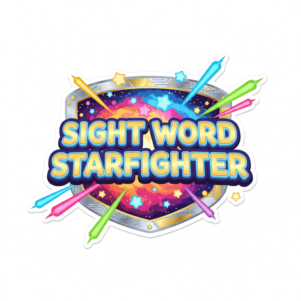Sight Word Starfighter Logo